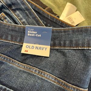 Old Navy Blue Denim Boot-Cut Jeans
